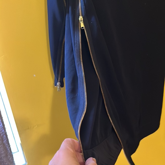 Elegant Navy Blue Marc by Marc Jacobs dress 100% triacetate - Picture 11 of 12